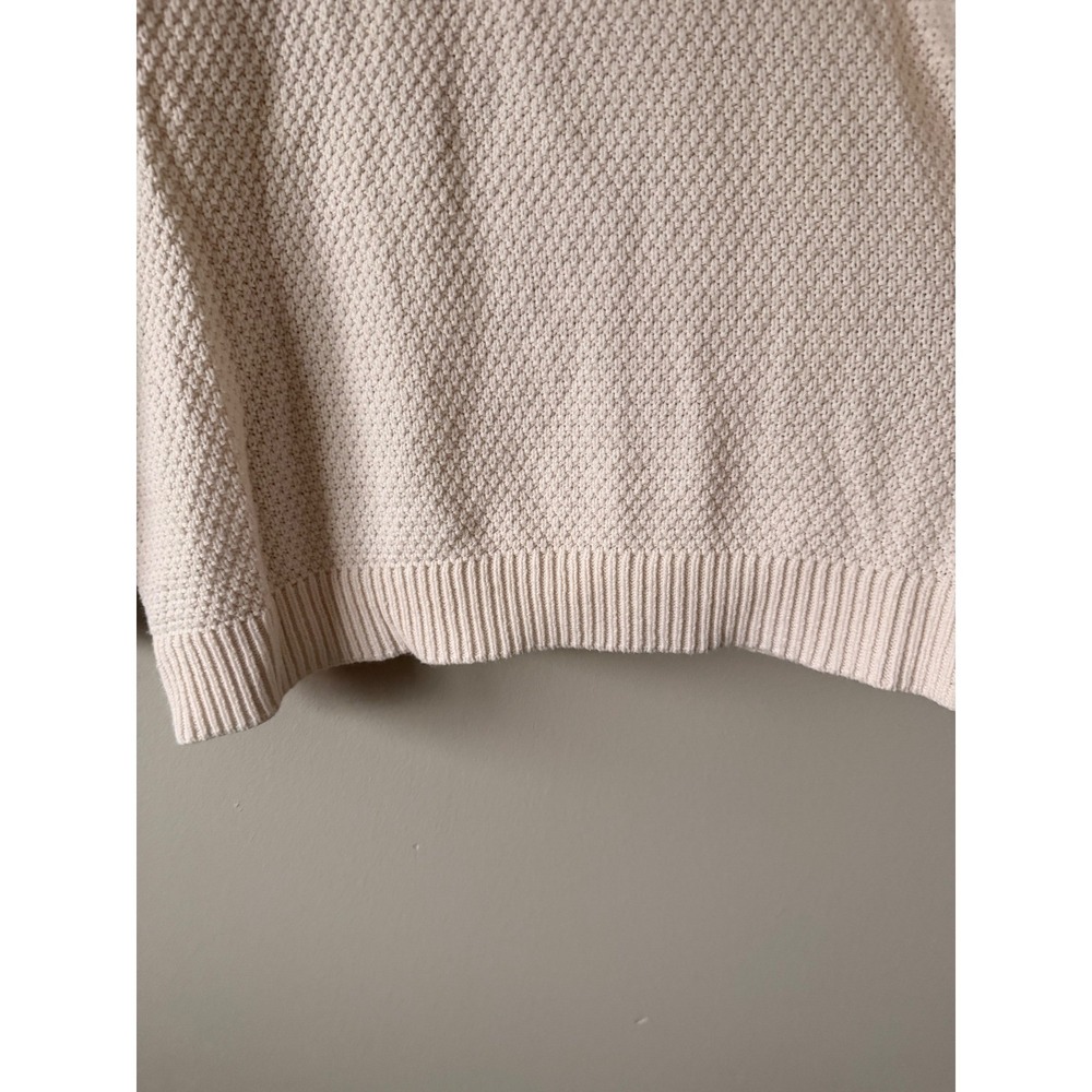 BDG Oversized Cream Cable Knit Sweater Elbow Patches Size S - Picture 7 of 8